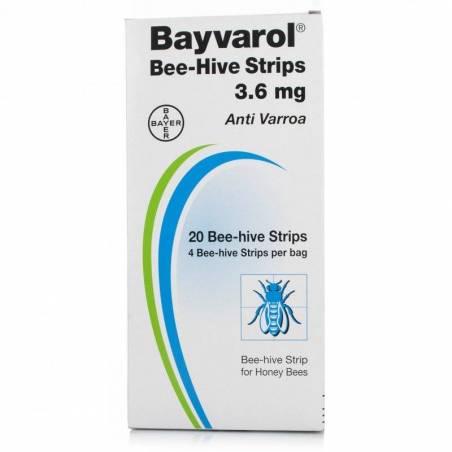 Bayvarol Bayer varroa (1 ruche) Les Médicaments Contre Le Varroa (avec prescription vétérinaire)