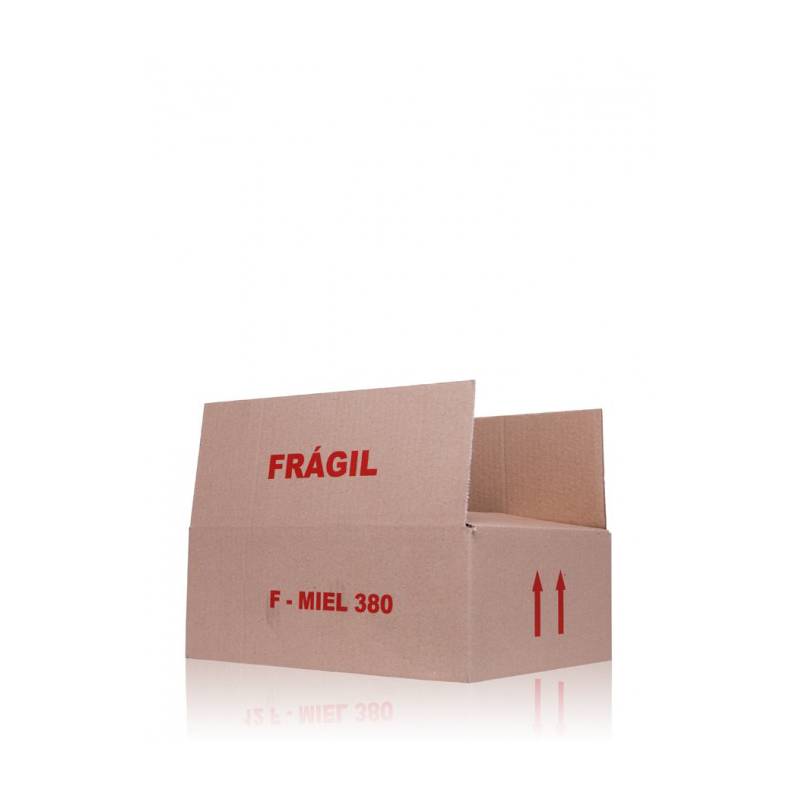 Caja de cartón 6 frascos medio kilo Packaging