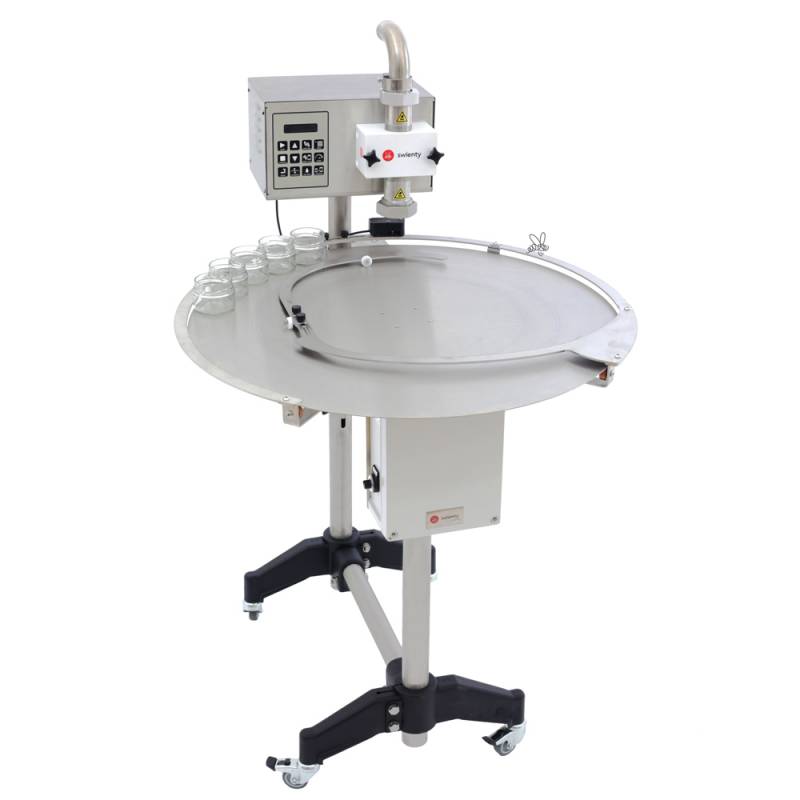 Honey Filling machine DANA® 1000 with turntable Ø70cm Honey filling machines Honey Filling machine DANA® 1000 with turntable Ø70cm Honey filling machines
