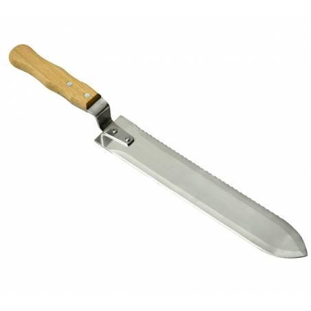 Entdeckelungs-Messer (mit Wellenschliff) 28cm