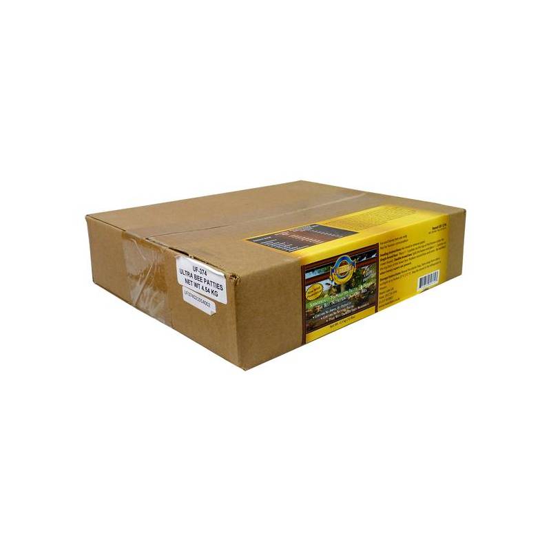 Ultra Bee® Patties 1lb (18%) Alimento proteico para abejas