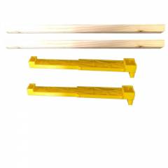 Cadre Langstroth hybride bois-plastique Ruches plastiques