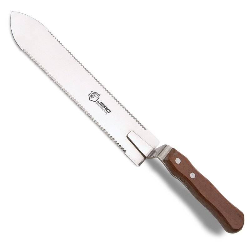 Couteau à désoperculer cotés dentelés 24cm JERO Couteaux et Herses