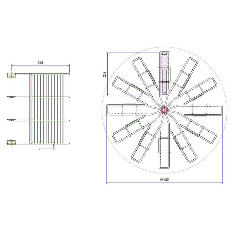 Extrator radial KIWI® Lang 12c