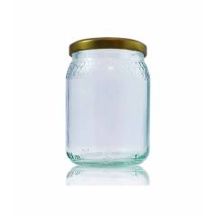 Classic honey jar 105ml combs Honey Crystal Jars