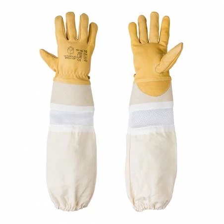 Guantes Vacuno hidrófugo Premium manguito Guantes de apicultor