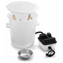 Plastic wax melter with steamer Bee Wax melters