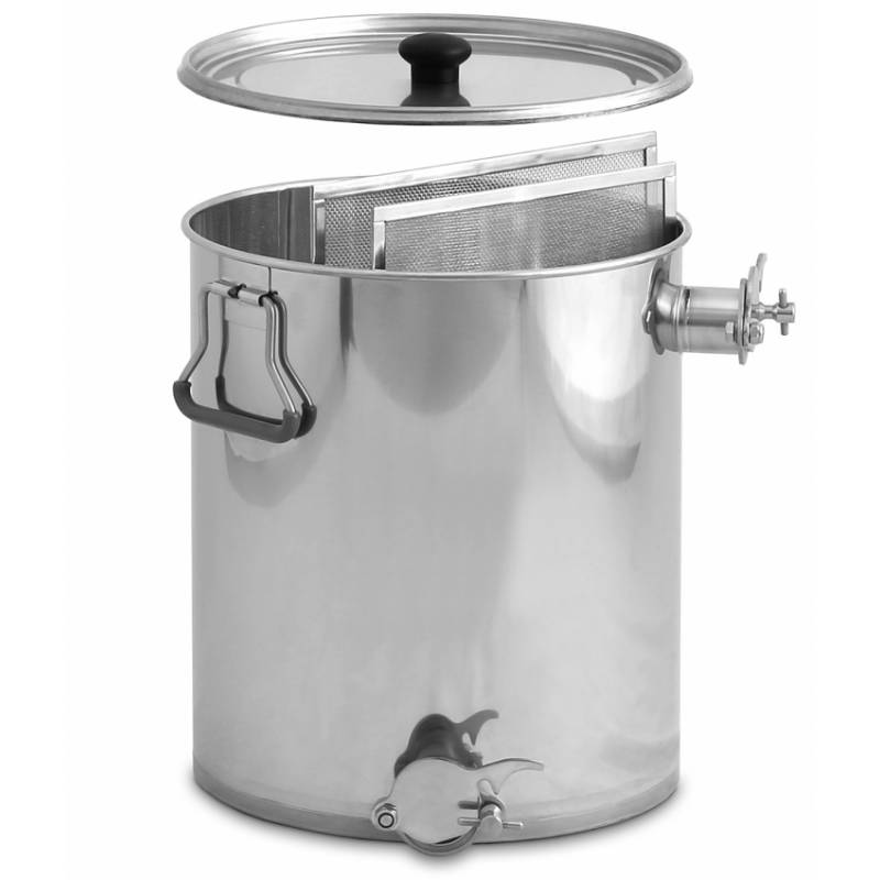 Strainer honey tank 30kg coarse/fine mesh Honey tanks Strainer honey tank 30kg coarse/fine mesh Honey tanks