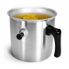 Panela inox para derreter cera 1,9l