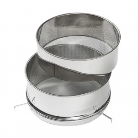 Stainless 30cm Double Sieve SAF® Honey Strainers