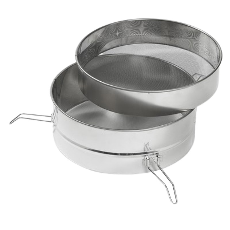 Double Stainless honey strainer d.46cm SAF® Honey Strainers