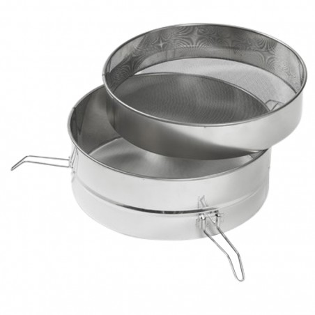 Double Stainless honey strainer d.46cm SAF® Honey Strainers