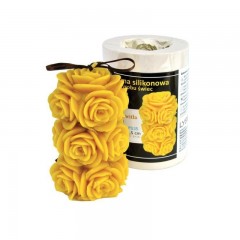 Moule en silicone bougie à forme Roses Moules à bougies