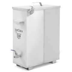 ApiCera® Cuve inox Fondoire à cire au bain-marie 30kg Cérificateurs et chaudières