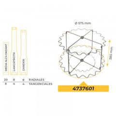 20F TUCANO® Electric Honey Extractor Radial Honey Extractors