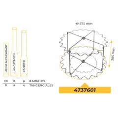 TUCANO® Honigschleuder 20 Rahmen- LEGA Zarge