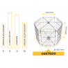 LEGA Honigschleuder Universal reversibel und mit 6 Rahmen