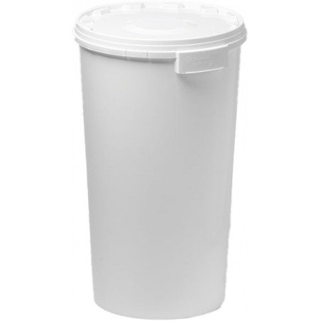 60L bucket with lid (80kg of honey) Plastic packaging
