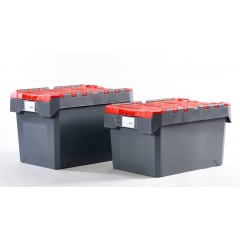 Plastikbox zum Transport von Rahmen