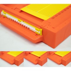 Fond plastique avec trappe à pollen Ruches plastiques