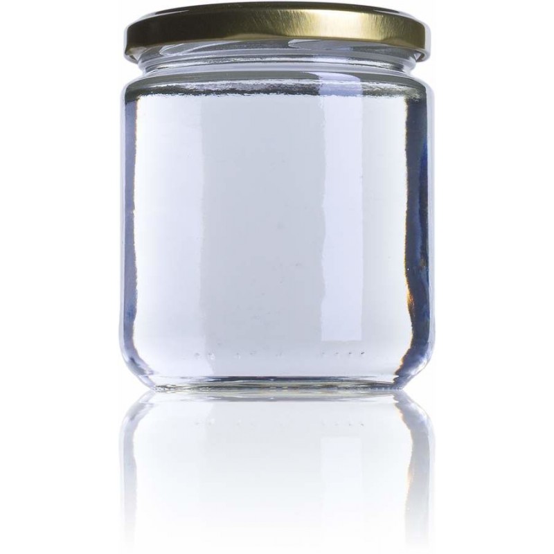 Envase 0,5kg liso V370 Tarros de cristal para miel Envase 0,5kg liso V370 Tarros de cristal para miel