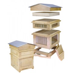Complete Hive Glass® with observation panels Dadant Beehives