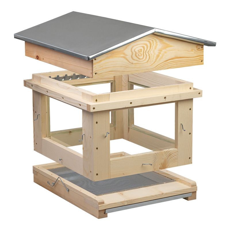 Complete Hive Glass® with observation panels Dadant Beehives