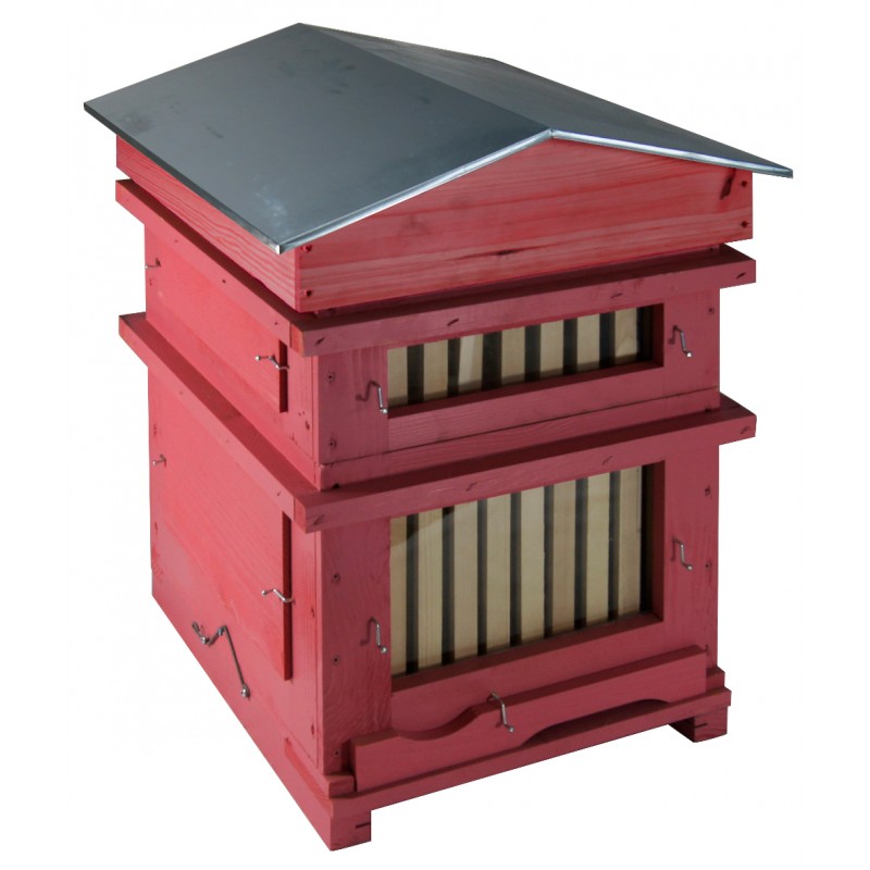 Complete Hive Glass® with observation panels Dadant Beehives