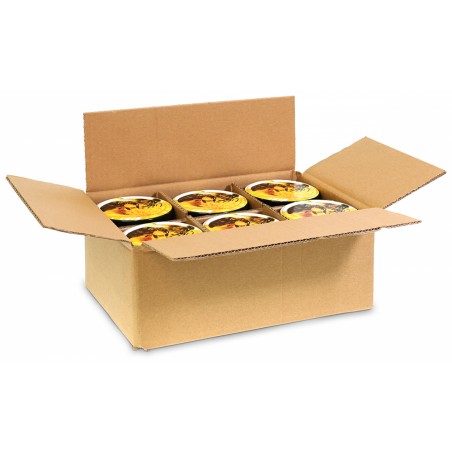 Cardboard box for 6 honey jars 1kg Packaging