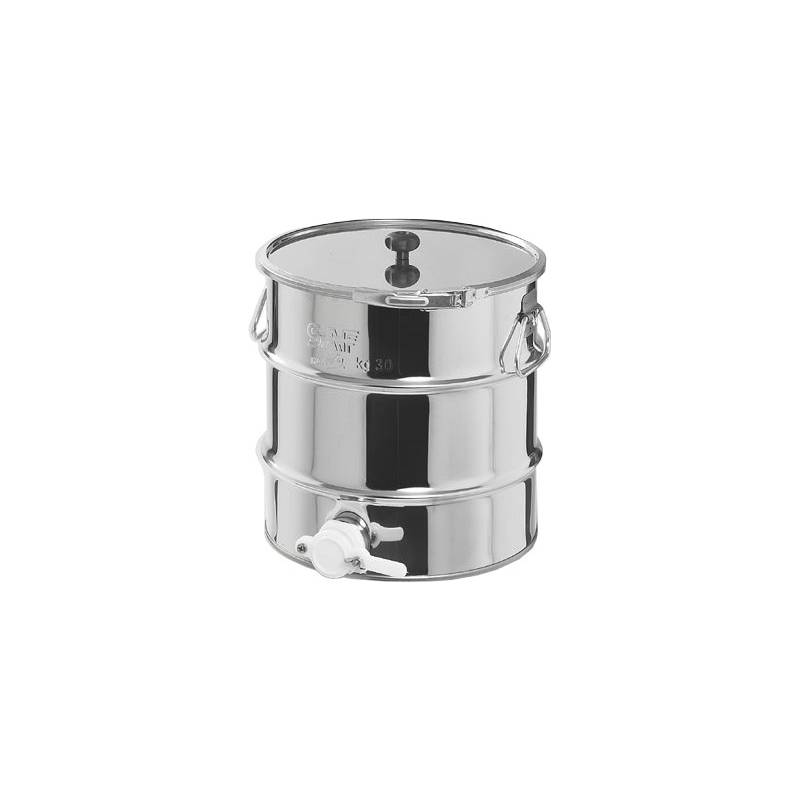 Maturateur 30 kg avec poignées et couvercle Maturateurs du miel Maturateur 30 kg avec poignées et couvercle Maturateurs du miel