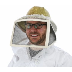 Chapeau colonial apiculteur en corde tressée Voiles et chapeaux d'apiculture