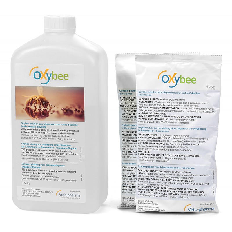 Oxybee 1L (30 colmenas) Medicamentos contra varroa