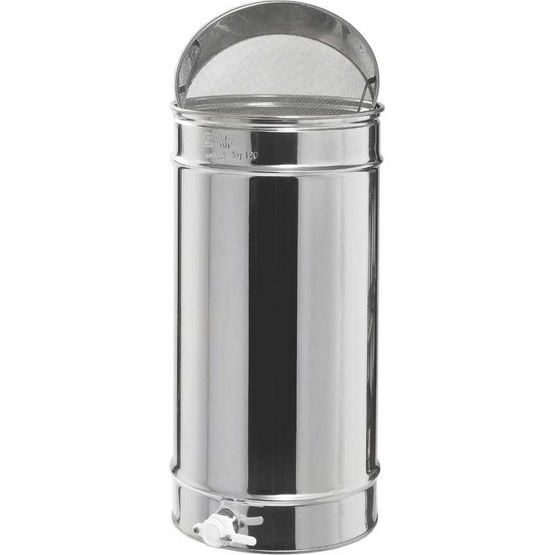 Dispensateur En Acier Inoxydable 5L - Avec Bec Verseur Et Couvercle étanche - Pour Lait, Vin, Huile, Miel, Céréales