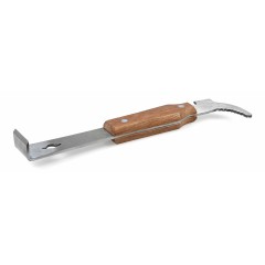 J-hook hive tool with wooden handle Hive tools and frame grips