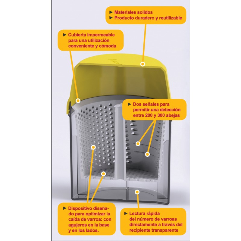 Varroa Easycheck Complementary fight against varroa