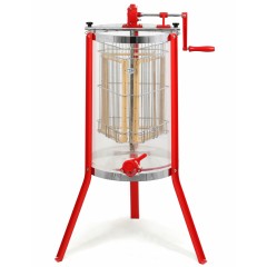 Transparent manual honey extractor Tangential Extractors