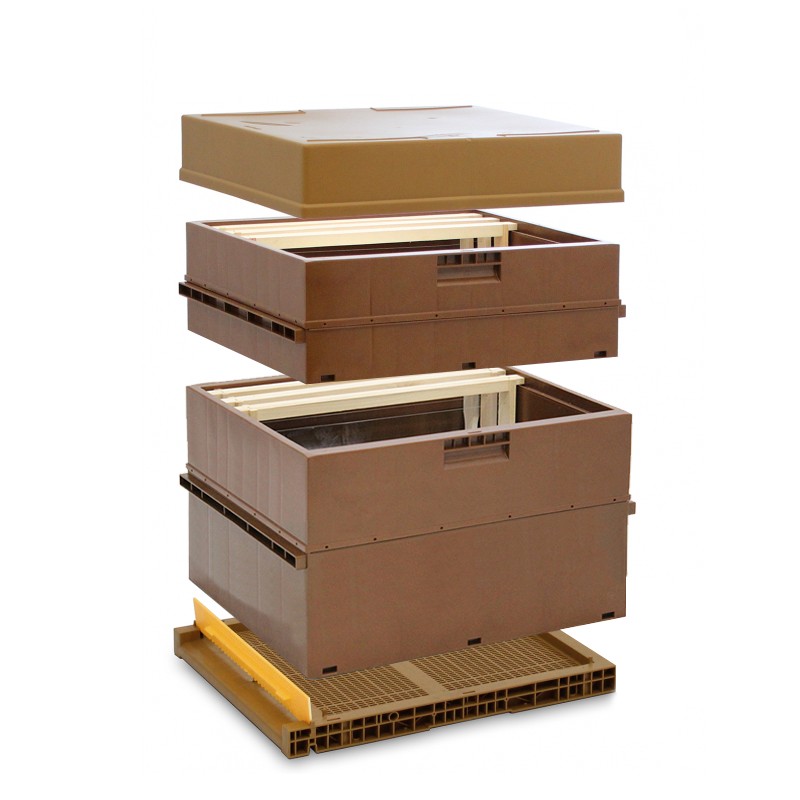 Dadant Blatt beehive NICOT® with frames Plastic beehives and frames