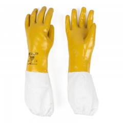 Gants enduits de nitrile jaunes Gants d'apiculture