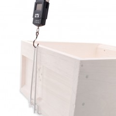 Digital pocket scale with hook 50kg Transport of beehives and drums