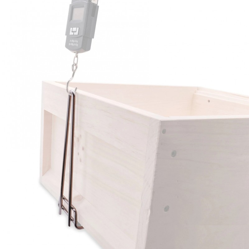 Support to lift with a hook scale Transport of beehives and drums