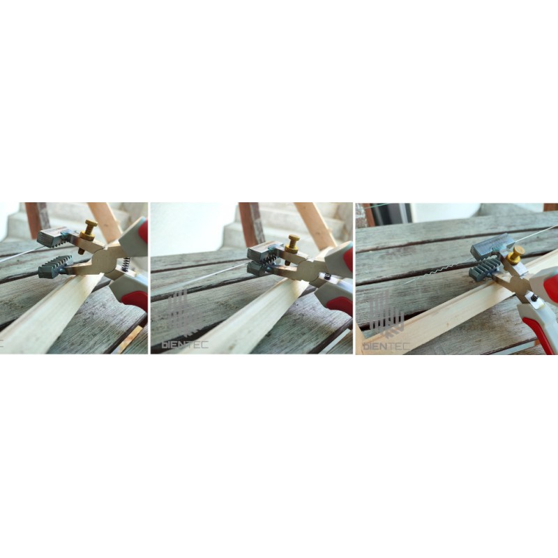 Alicate Zig-Zag para frisar fios em quadros