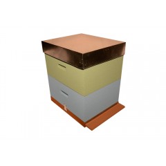 Wooden Langstroth Beehive with Sand Paint Langstroth Beehives