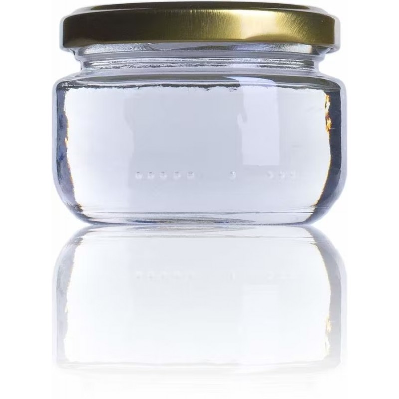 Pot à miel en verre de 4 oz (140 ml) Pots en verre