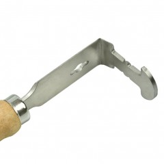 Pulitore per telai con manico in legno