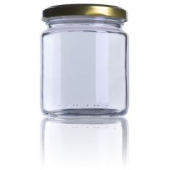 Glass Jar B250 250 ml (350g honey) Honey Crystal Jars