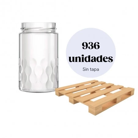 Palet Apiari 1kg - 936 unidades Tarros de cristal para miel