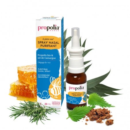 Spray nasal purifiant Propolis et Sel de Camargue Propolia© Cosmétique