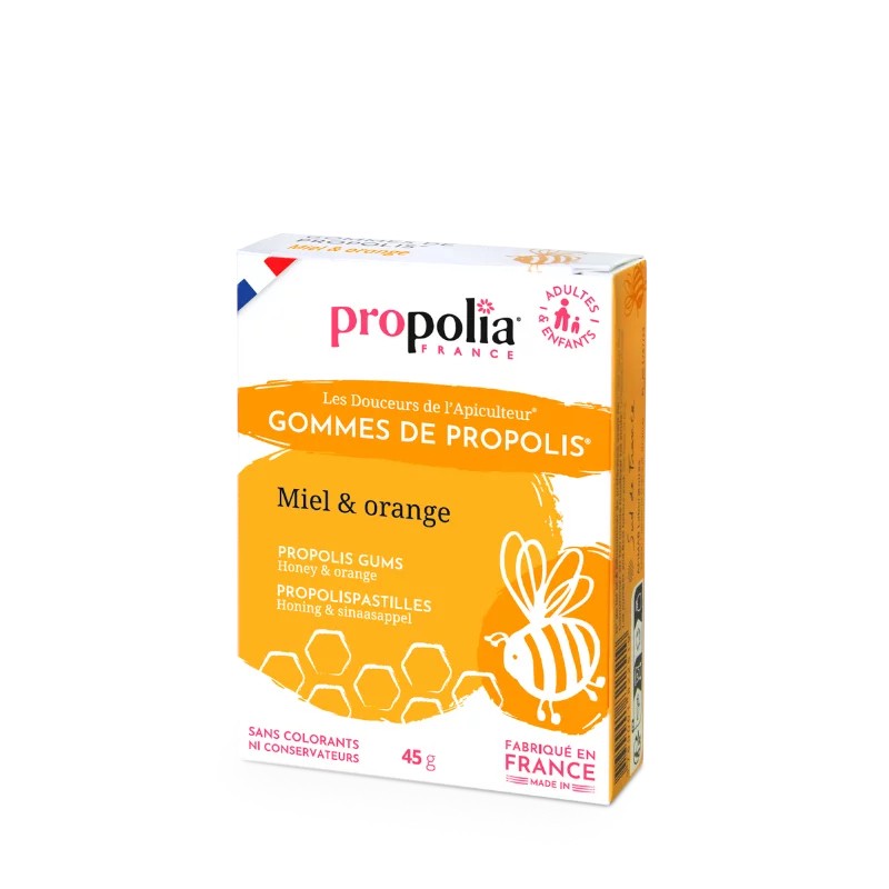 Gominolas Propolia© con propóleo y naranja Propóleos