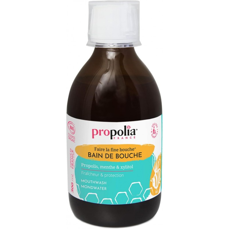 BIO Mundwasser mit Propolis und Propolia © Minze