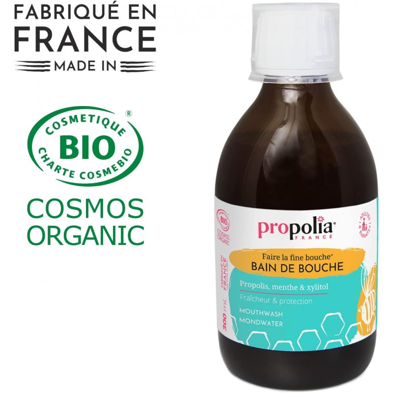 BIO Mundwasser mit Propolis und Propolia © Minze